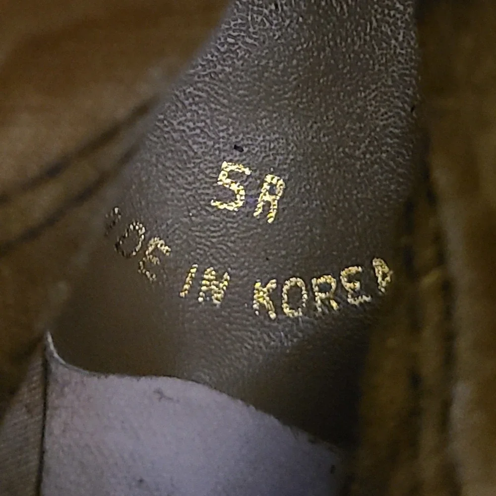 VIETNAM WAR ORIGINAL US ARMY JUNGLE BOOTS-SIZE 5 R‎ Primo Condition - Picture 9 of 10